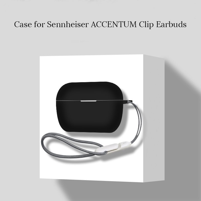 Earbuds Charging Case - Casing Silikon Lembut untuk Sennheiser ACCENTUM