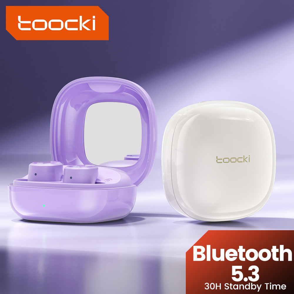 Noise Cancelling Headphone - Toocki Earphone Bluetooth 5.3 Headphone In-Ear