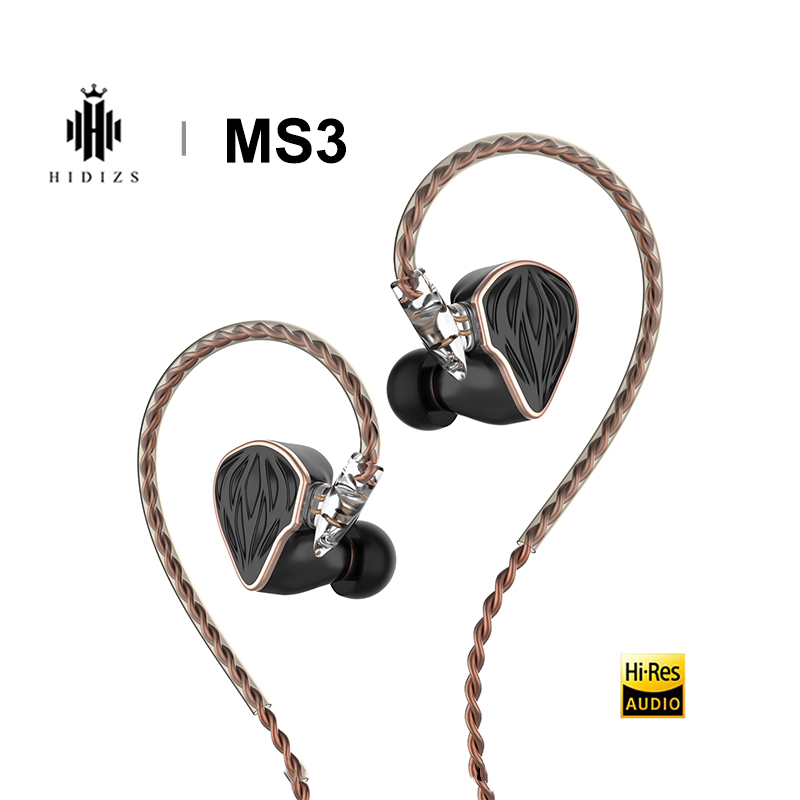 Audiophile Headphone Wired - Hidizs MS3 Earphone HiFi, Earphone 2BA
