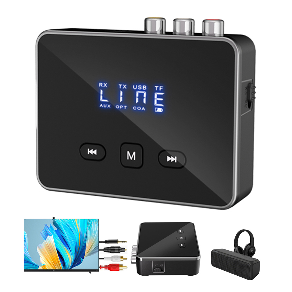 Bluetooth Adapter Receiver - Transmitter Receiver BT 5.4 AUX Jack