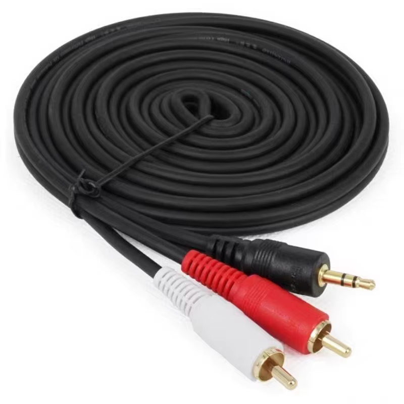 Audio Splitter Y - Cocok untuk PC DVD, Perekam TV