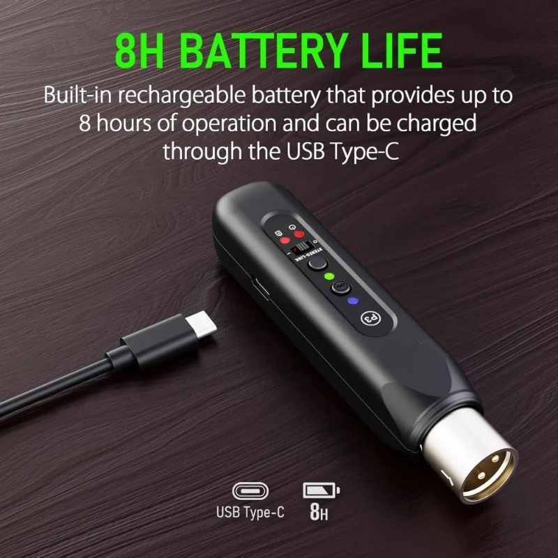 Bluetooth Adapter Receiver - Penerima Bluetooth XLR Nirkabel - Adaptor