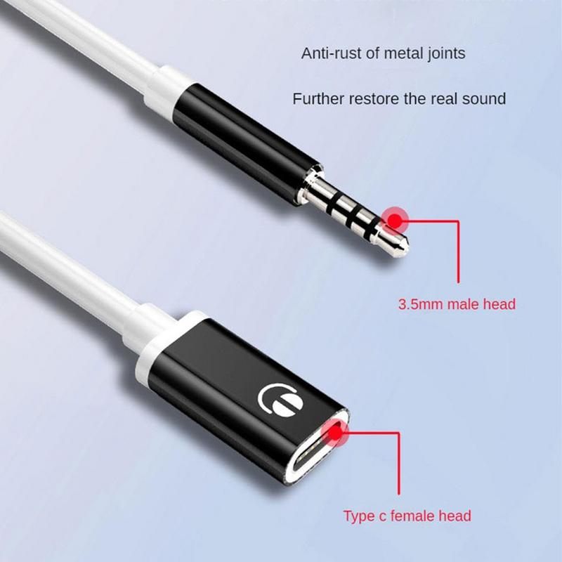 Usb C Earphone - Kabel Dongle Audio USB C Ke