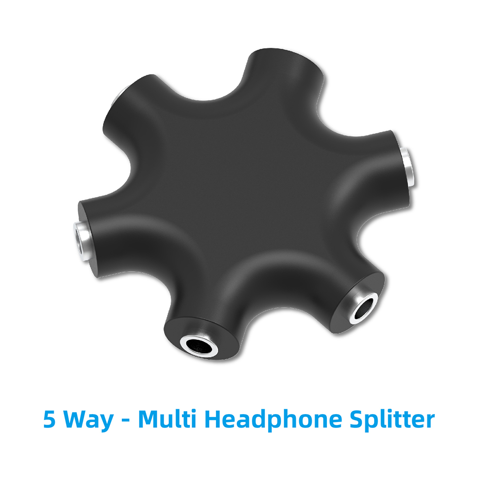 Earphone Splitter Jack - Adaptor Pemisah Audio Earphone Jack 3.5Mm