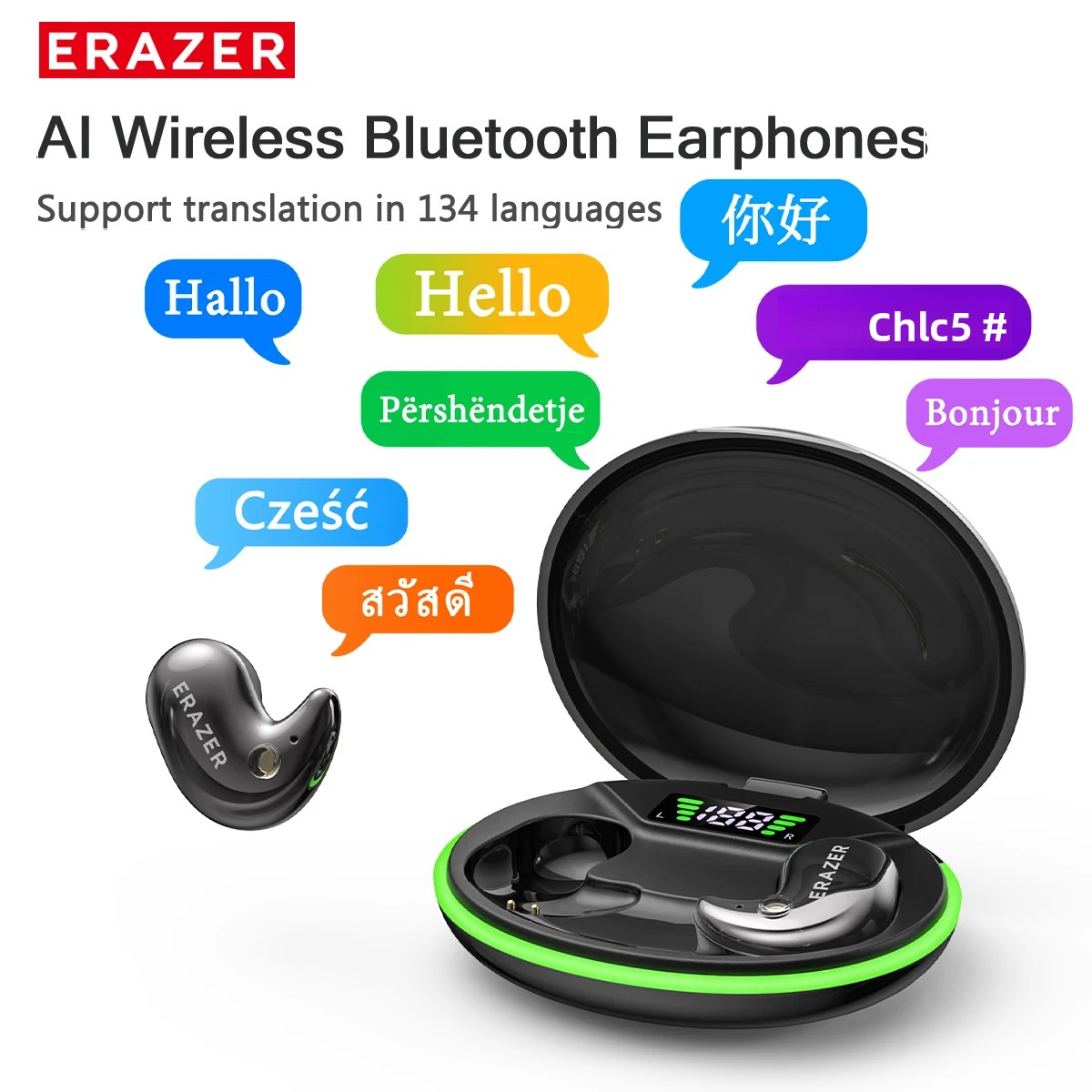 Wireless Earbuds Tws - EARZER XF58 Headphone Bluetooth In-Ear Dengan