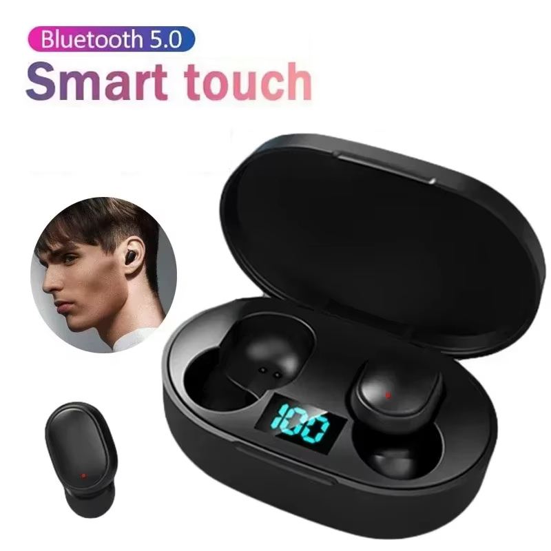 Bluetooth Headset On Ear - A6S TWS Earphone Headset Bluetooth Nirkabel