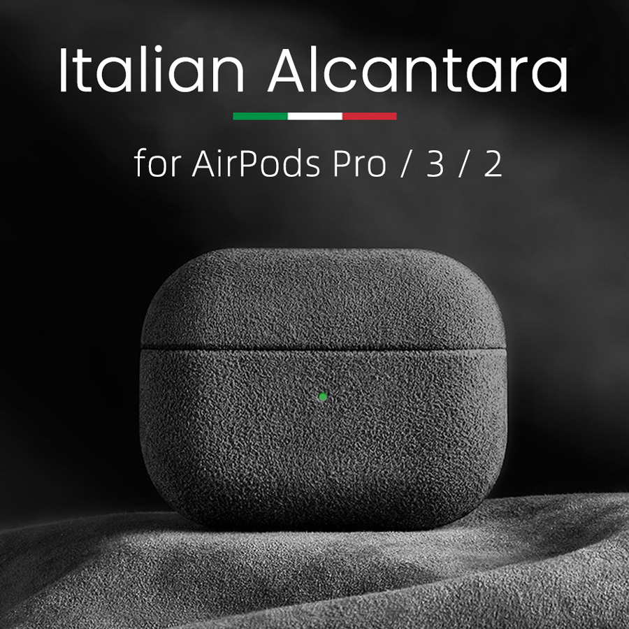 Bluetooth Headset On Ear - Casing ALCANTARA untuk AirPods Pro 2