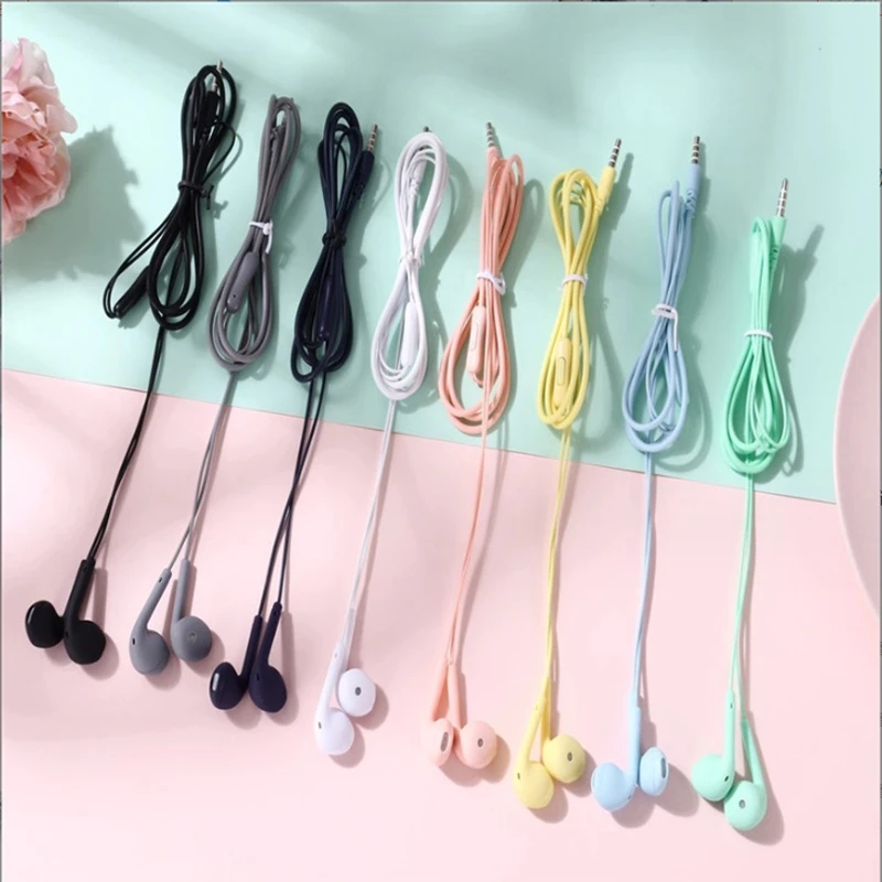 Audiophile Headphone Wired - Earphone Stereo In-Ear 3.5mm Dengan Mikrofon,
