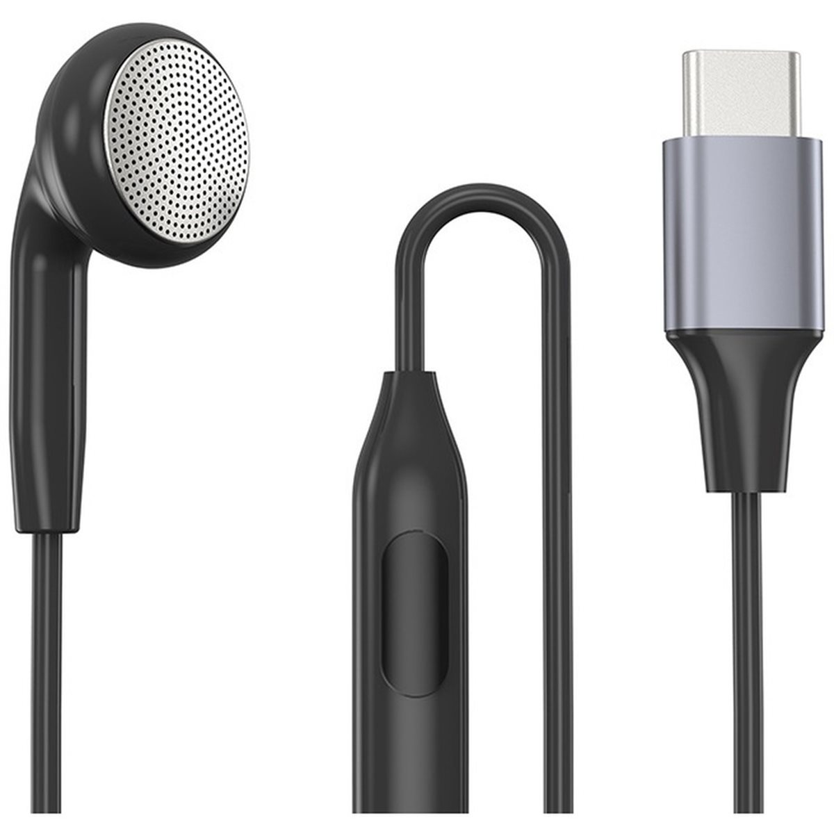 Usb C Earphone - DT75BG Tipe C Earbud Tunggal dengan