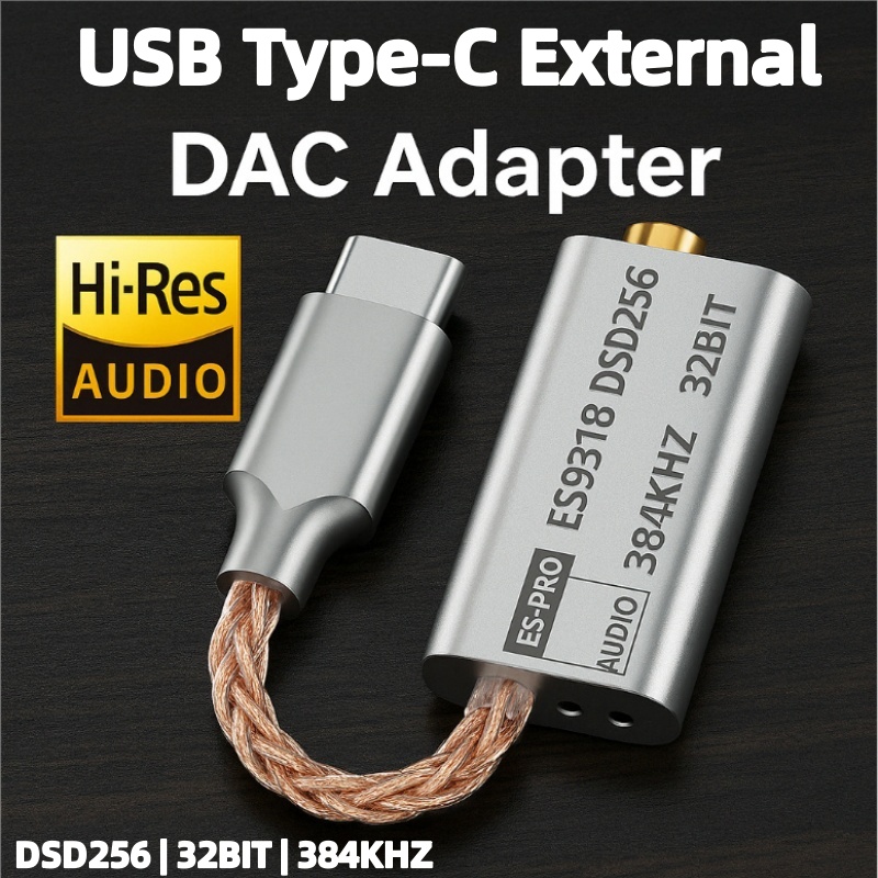 Amplifier Headphone USB DAC ES - Usb C Earphone ulasan dan harga