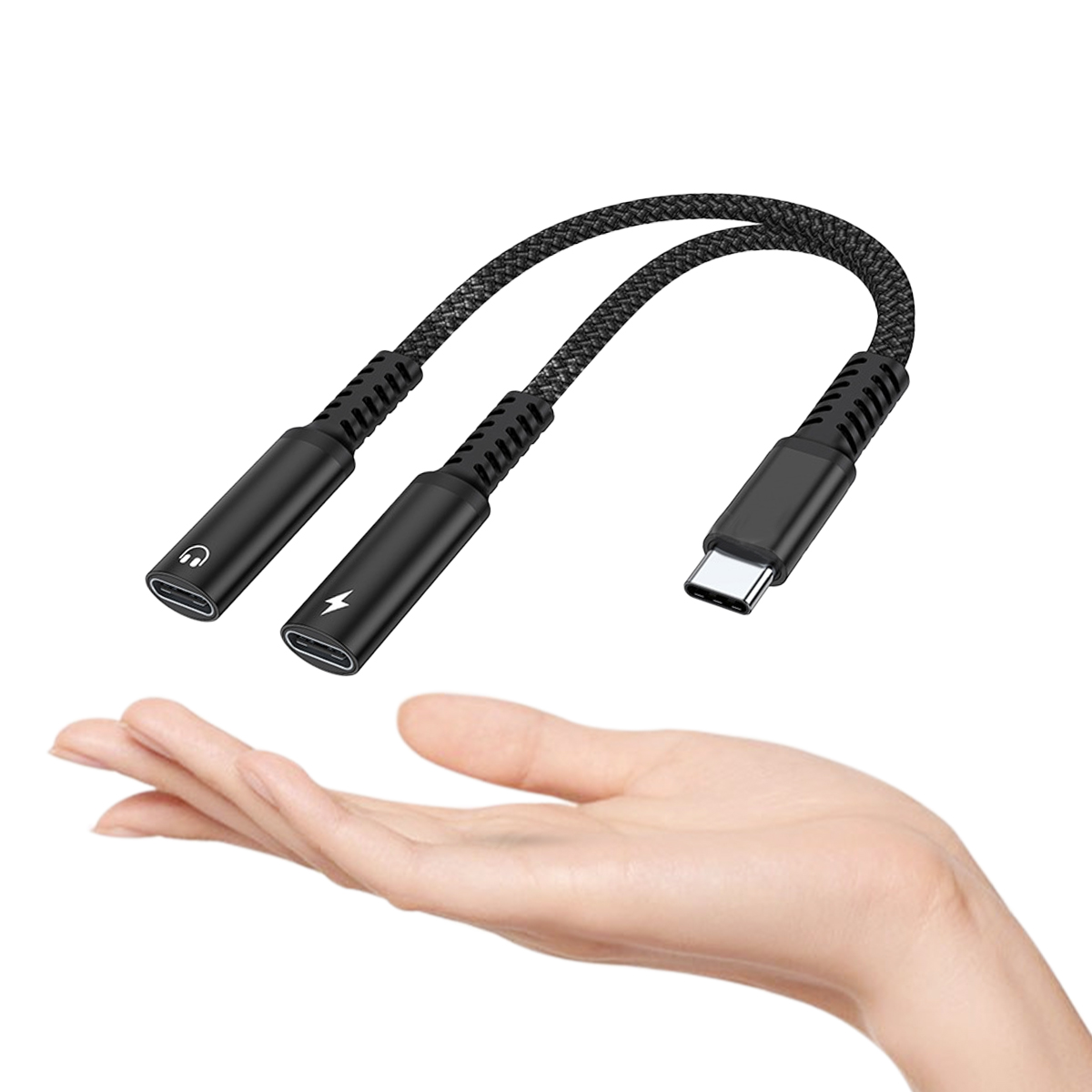 2 IN 1 USB C Splitter ke Dual  - Earphone Splitter Jack ulasan dan harga