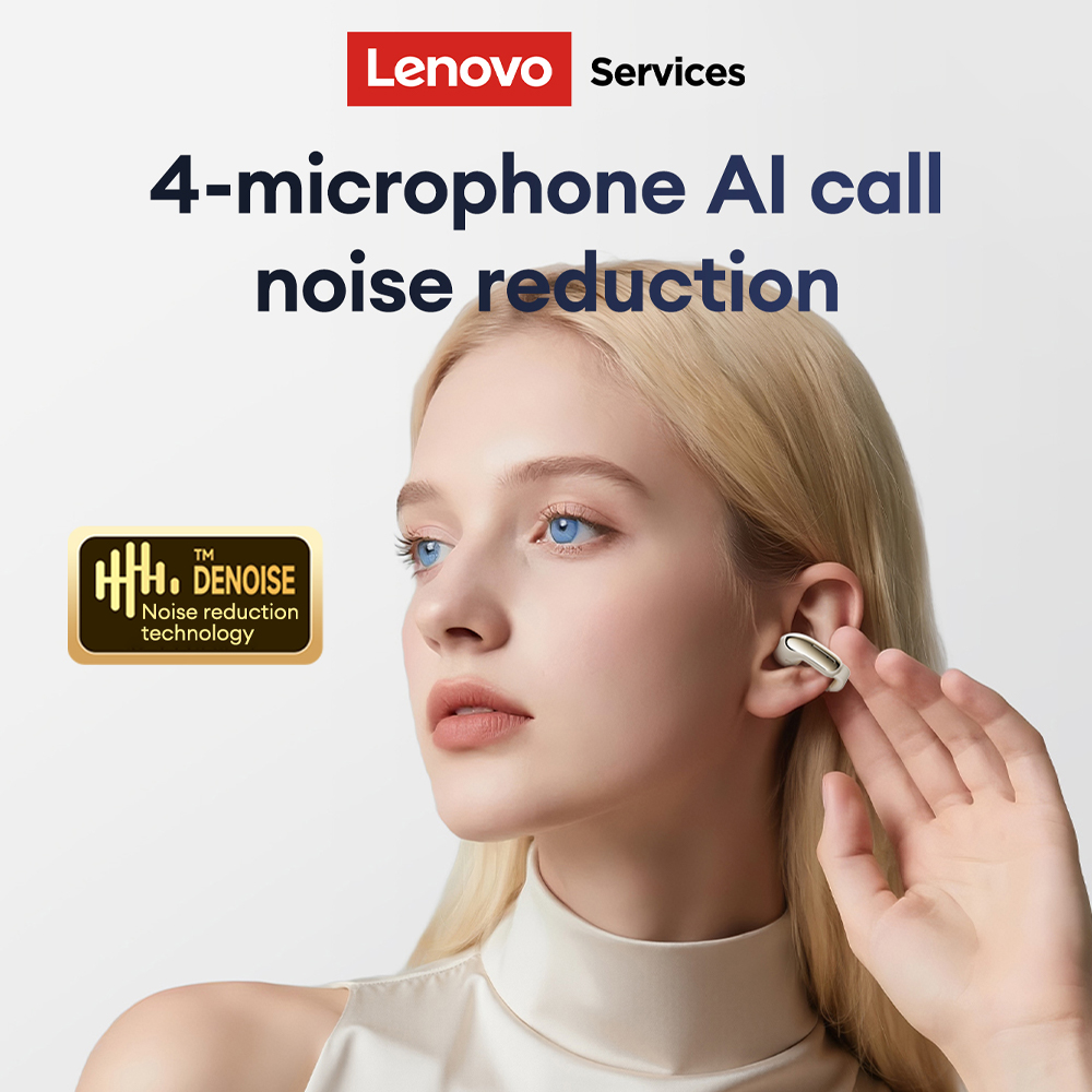 Lenovo LES-108 Earphone TWS Ko - Noise Cancelling Headphone ulasan dan harga