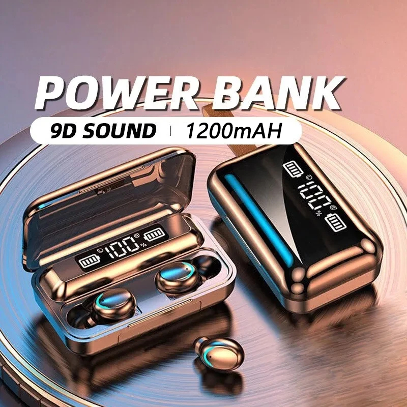 F9 Headphone Nirkabel TWS Head - Bluetooth Headset On Ear ulasan dan harga