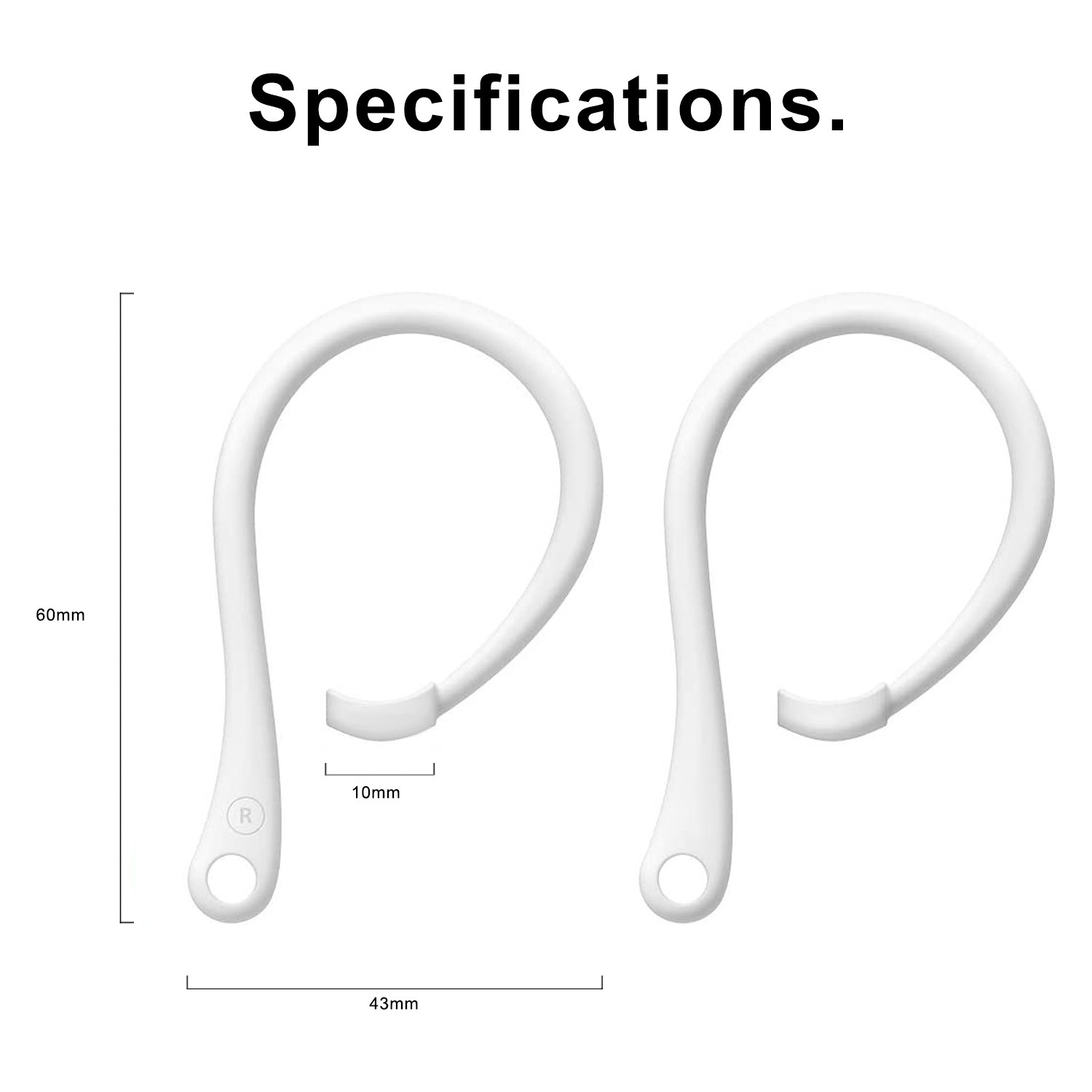 1 Pasang Pengait Anti-Hilang u - Sports Earphone Hook ulasan dan harga