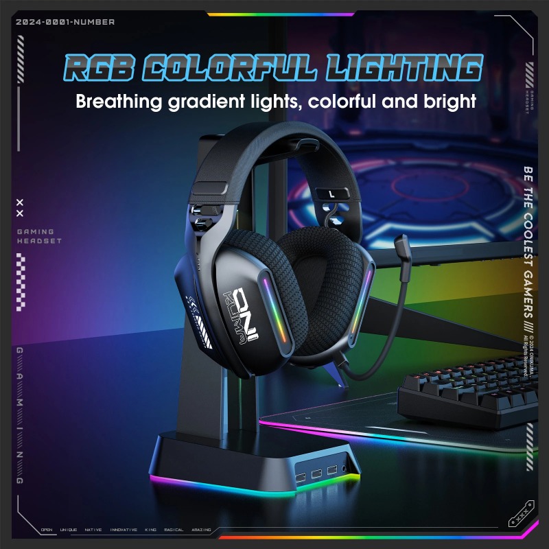 ONIKUMA GT808 Headset Gaming N - Audiophile Headphone Wired ulasan dan harga
