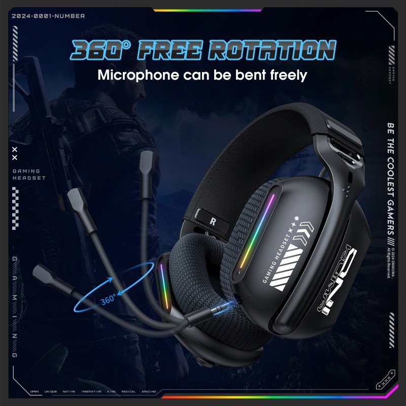 ONIKUMA GT808 Headset Gaming N - Audiophile Headphone Wired ulasan dan harga