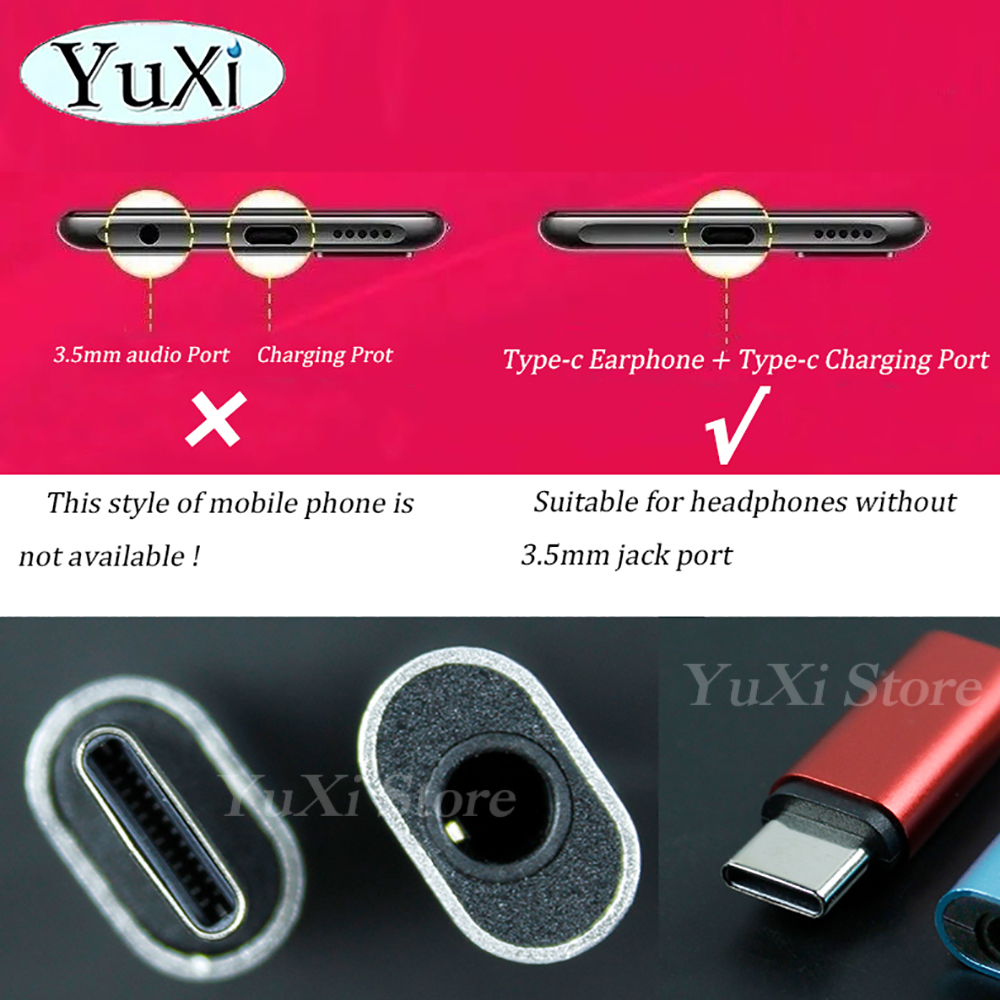 1 Buah Adaptor Earphone Tipe C - Usb C Earphone ulasan dan harga
