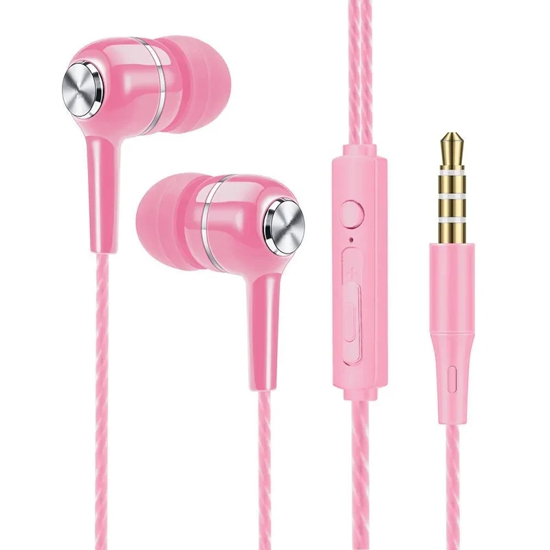 Headphone Berkabel 3.5Mm Earbu - Wired Earphone Mic ulasan dan harga