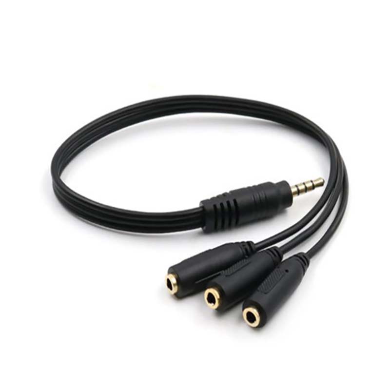 1Pc 3.5mm 3 Way Port Aux Multi - Earphone Splitter Jack ulasan dan harga
