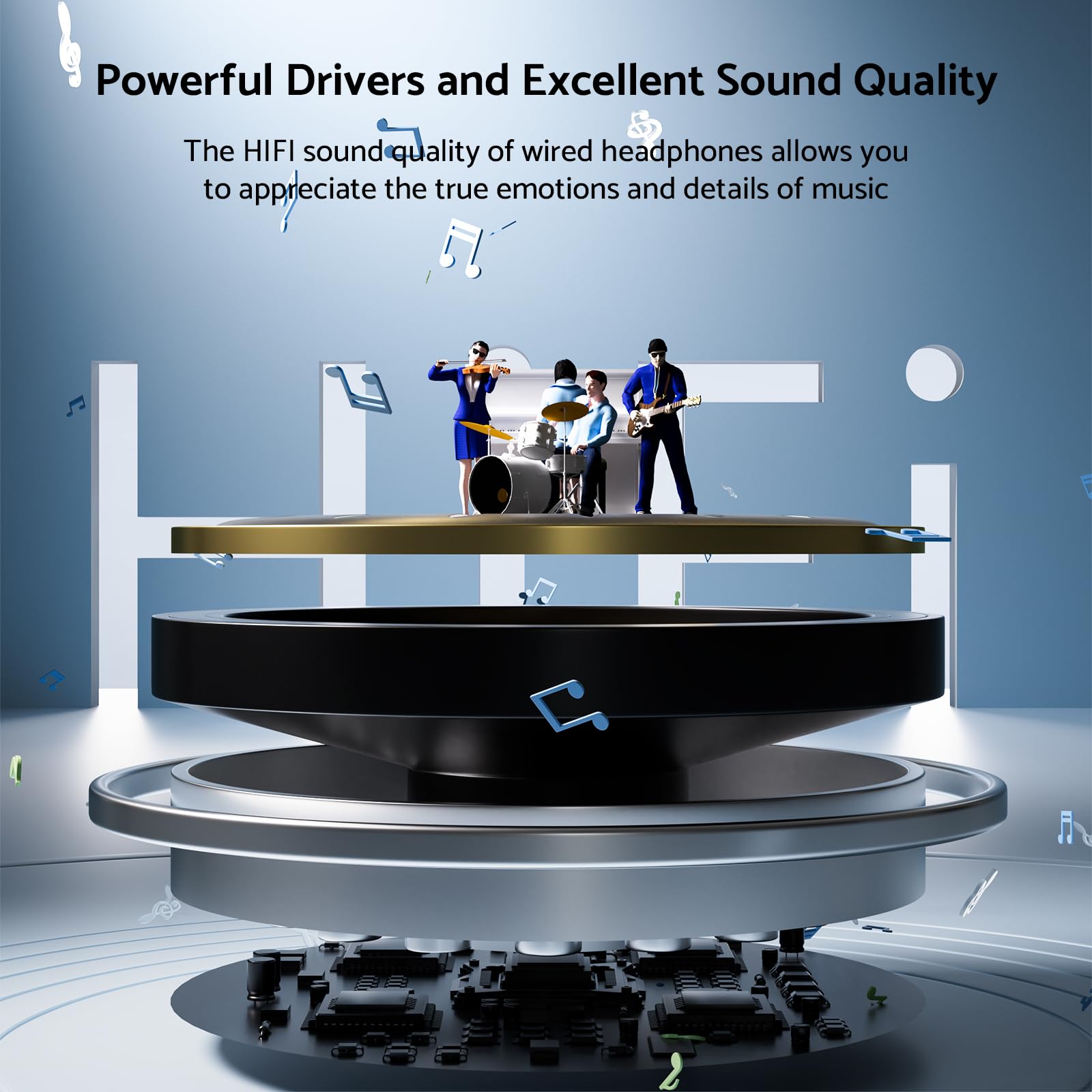 Headset Kontrol Volume Tipe C  - Wired Earphone Mic ulasan dan harga