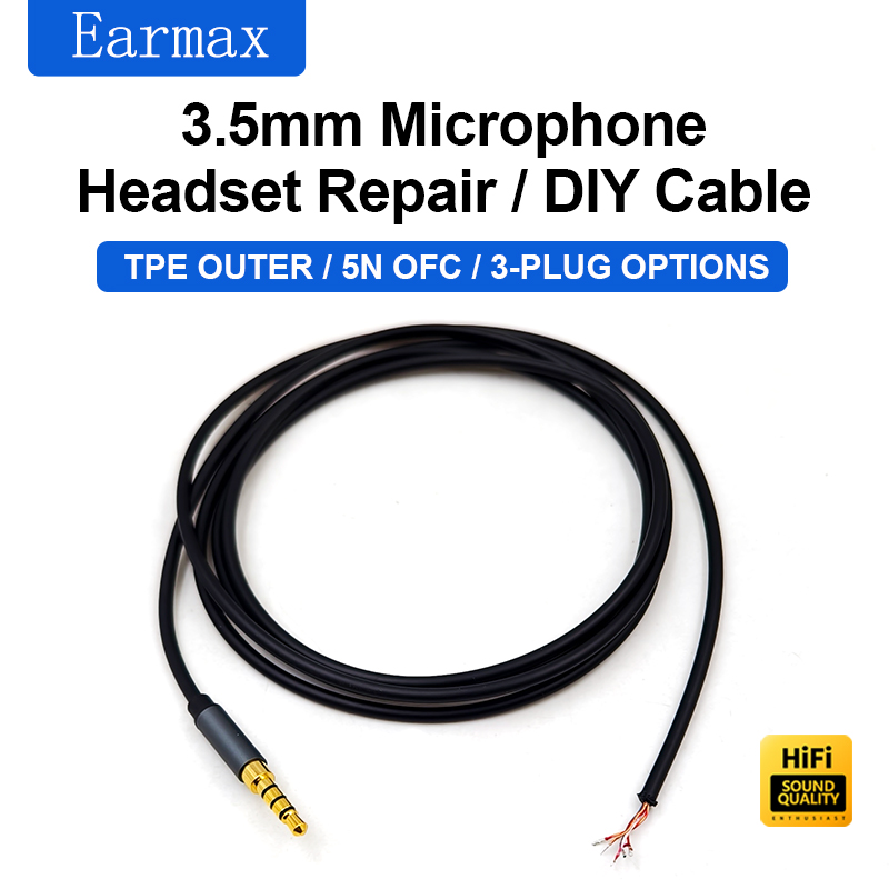 Headset 3.5mm dengan mikrofon, - Usb C Earphone ulasan dan harga