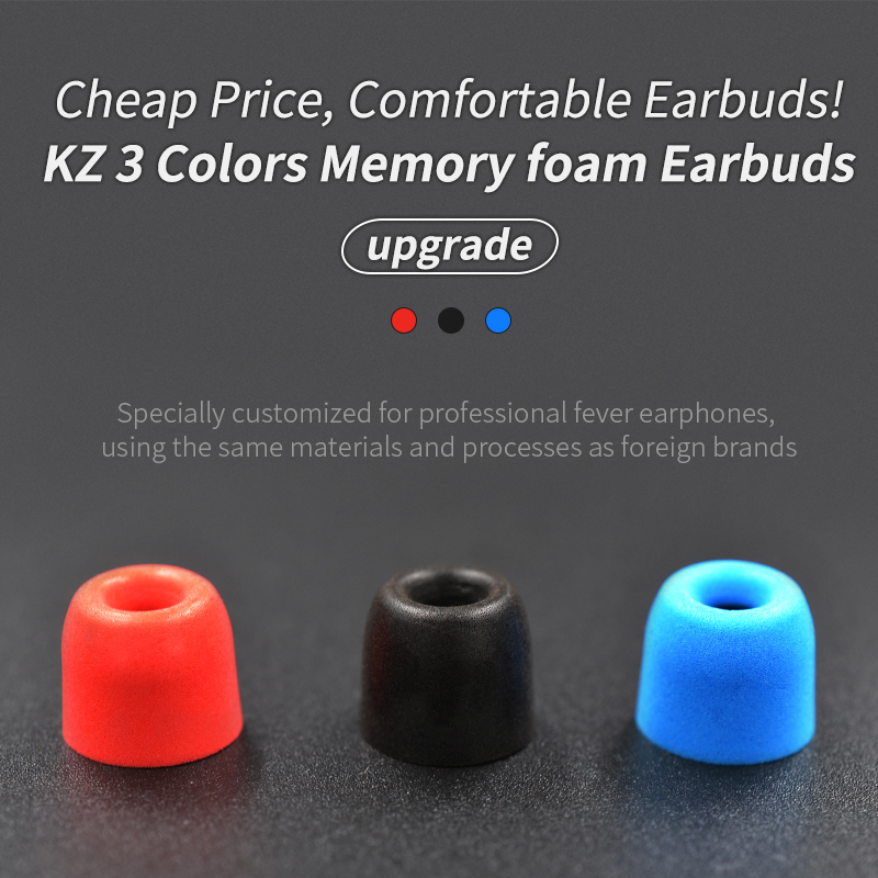 KZ topi telinga 3 pasang (6 bu - Earphone Foam Tip ulasan dan harga