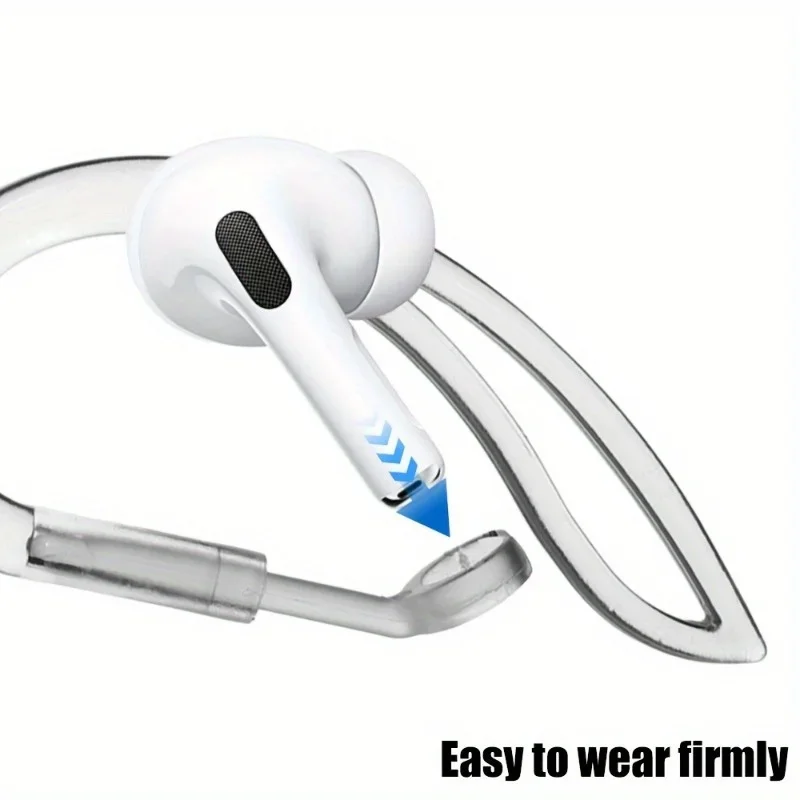 1/2 pasang kait telinga transp - Sports Earphone Hook ulasan dan harga