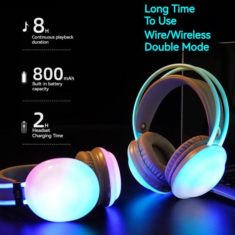 Headphone Bluetooth Nirkabel G - Gaming Headset Rgb ulasan dan harga