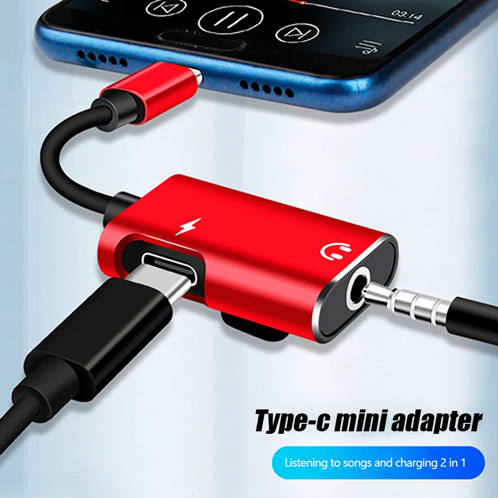 Adaptor USB-C 2-in-1 ke Jack 3 - Earphone Splitter Jack ulasan dan harga