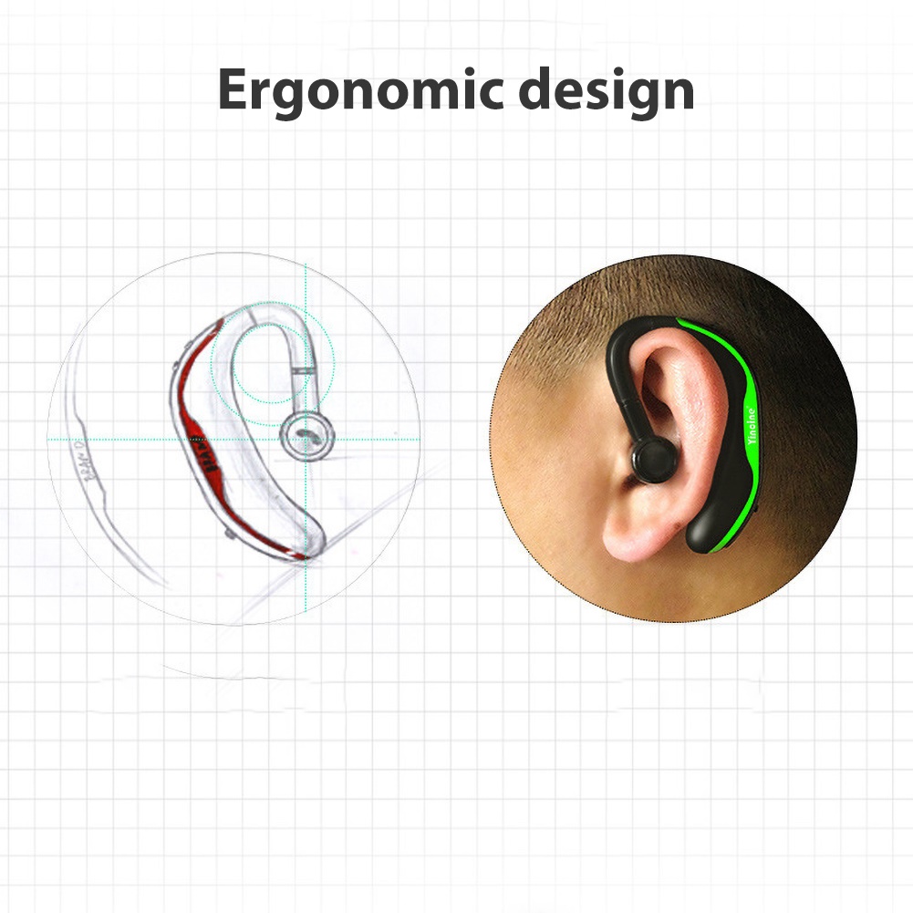1 buah Headphone Bluetooth nir - Sports Earphone Hook ulasan dan harga