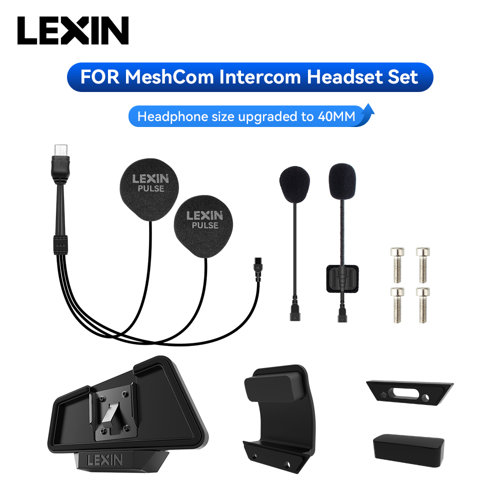 LEXIN-MeshCom Mesh Intercom 40 - Noise Cancelling Headphone ulasan dan harga