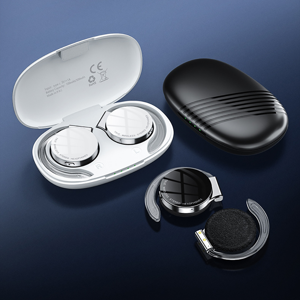 F2 Headset Bluetooth nirkabel  - Sports Earphone Hook ulasan dan harga