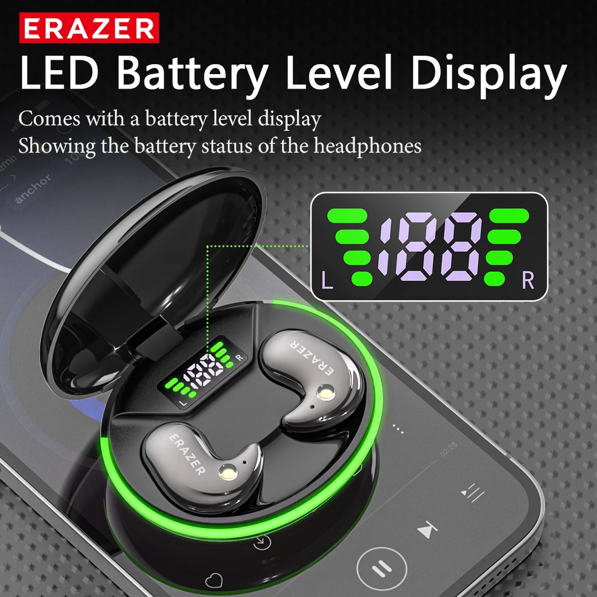 EARZER XF58 Headphone Bluetoot - Wireless Earbuds Tws ulasan dan harga