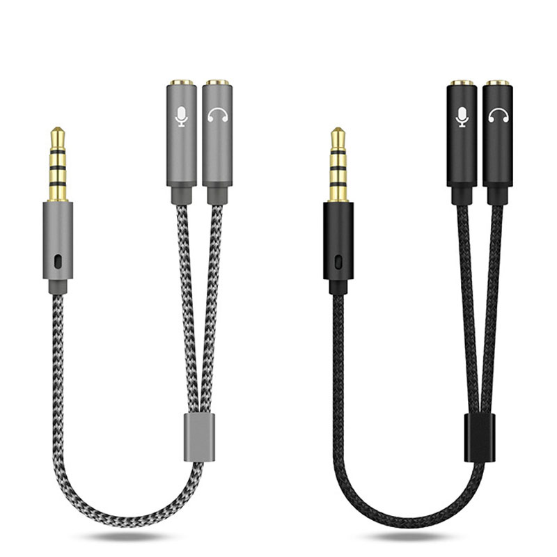 3.5mm pemisah Audio Y Jack 1 M - Earphone Splitter Jack ulasan dan harga