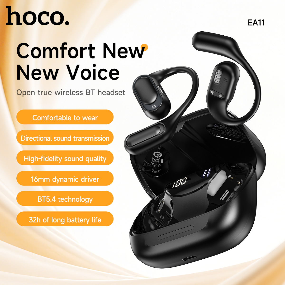 HOCO Earphone 5.4 Bluetooth Ni - Sports Earphone Hook ulasan dan harga