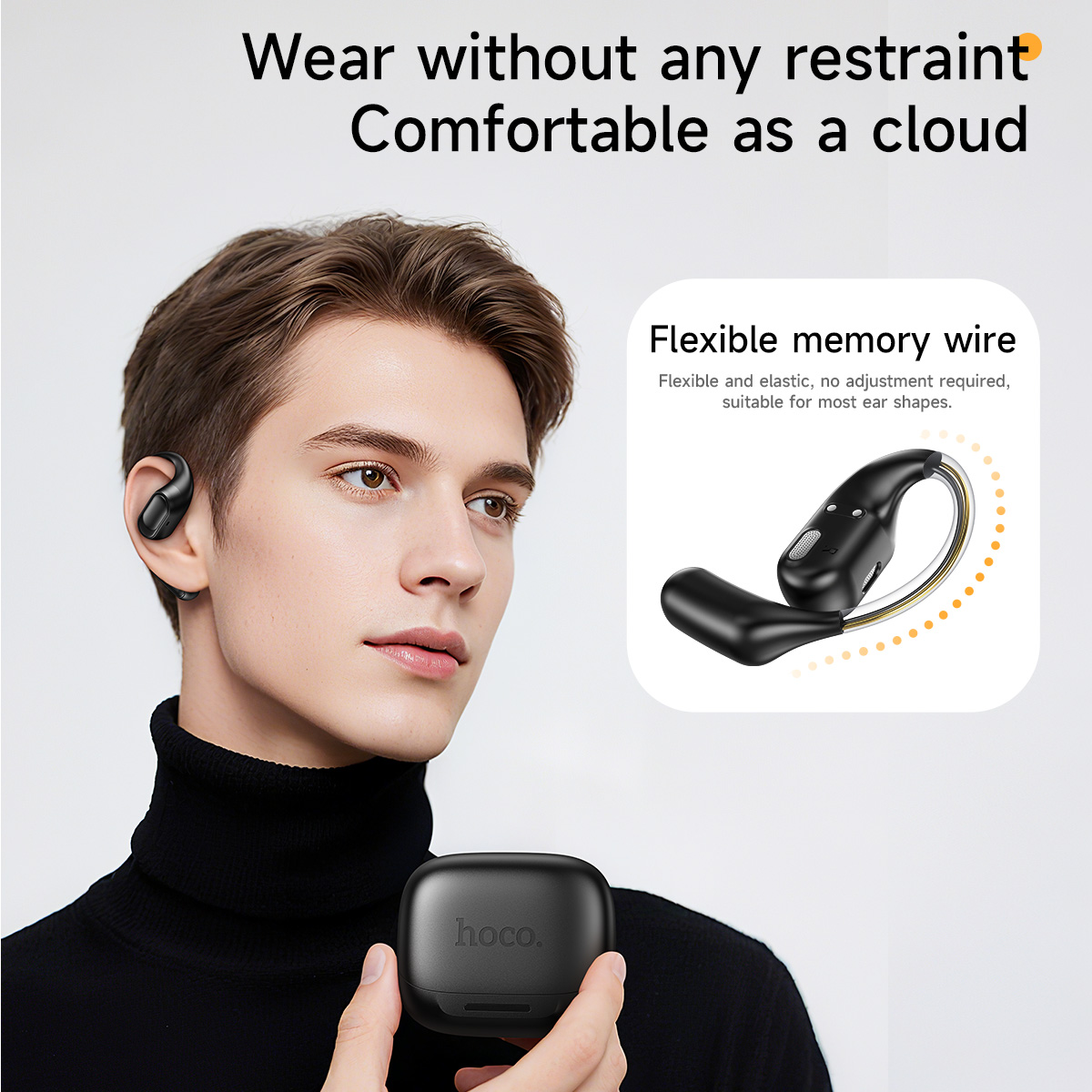 HOCO Earphone 5.4 Bluetooth Ni - Sports Earphone Hook ulasan dan harga