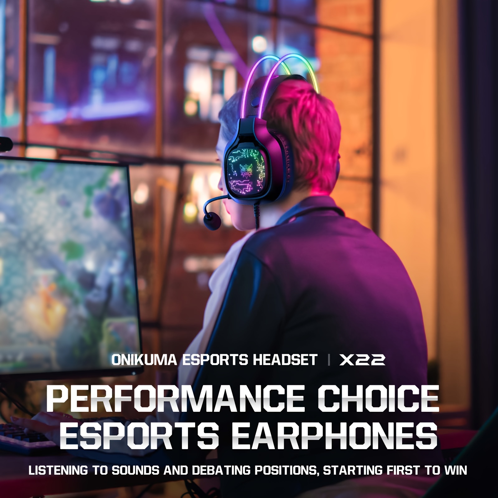 ONIKUMA X22 Headset Gaming RGB - Gaming Headset Rgb ulasan dan harga