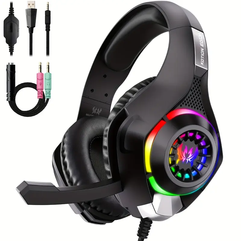 Headset Gaming untuk PC, PS4,  - Gaming Headset Rgb ulasan dan harga