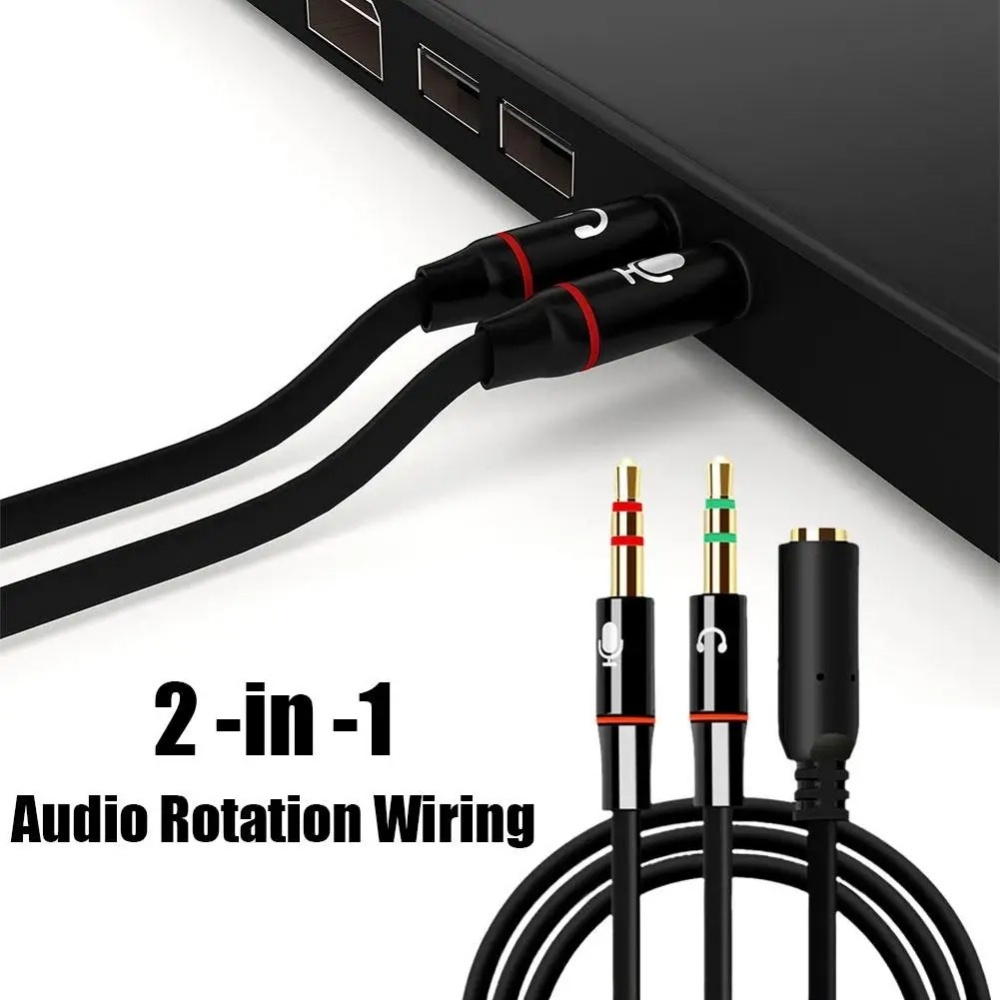 Adaptor Konverter Kabel Y Mikr - Audio Splitter Y ulasan dan harga