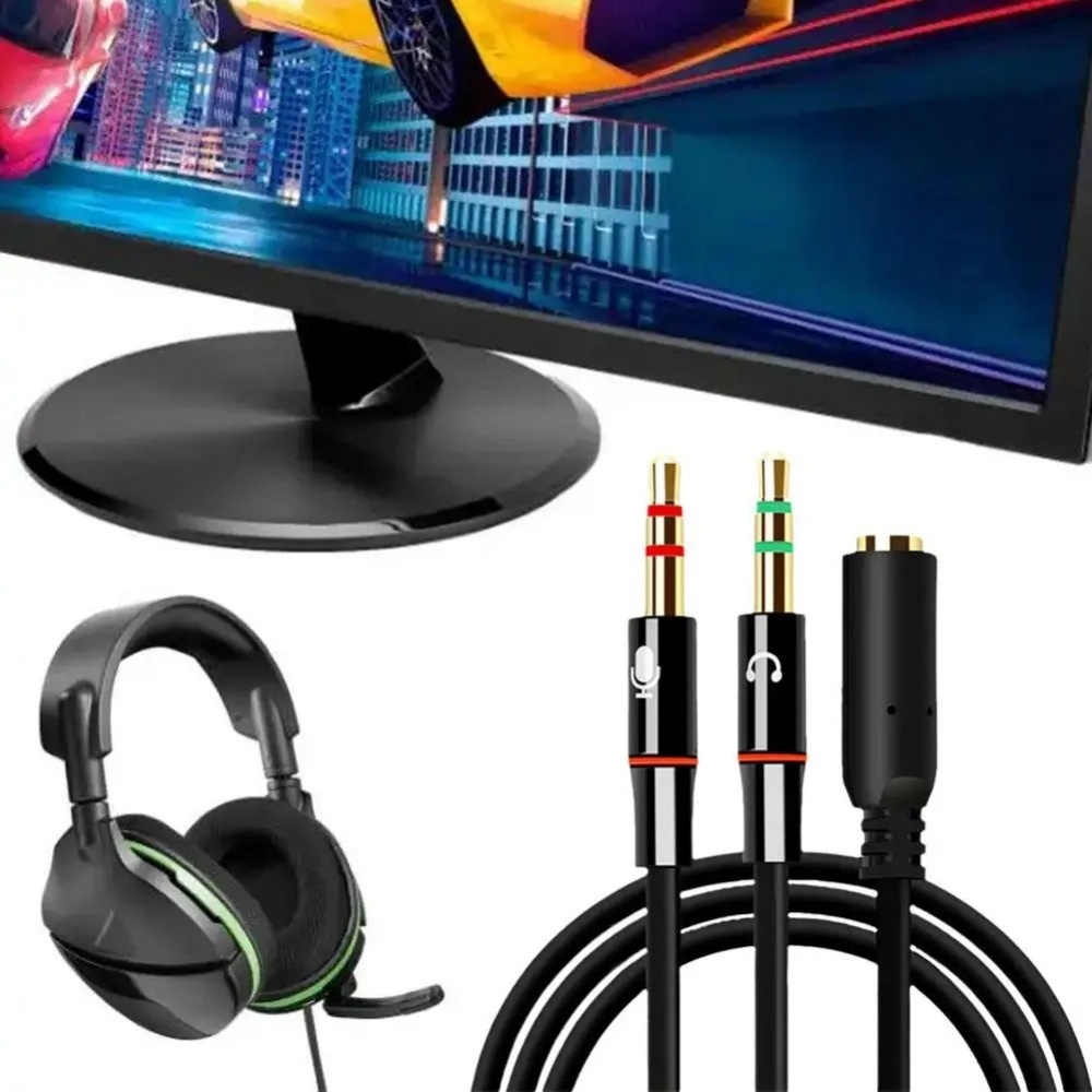 Adaptor Konverter Kabel Y Mikr - Audio Splitter Y ulasan dan harga