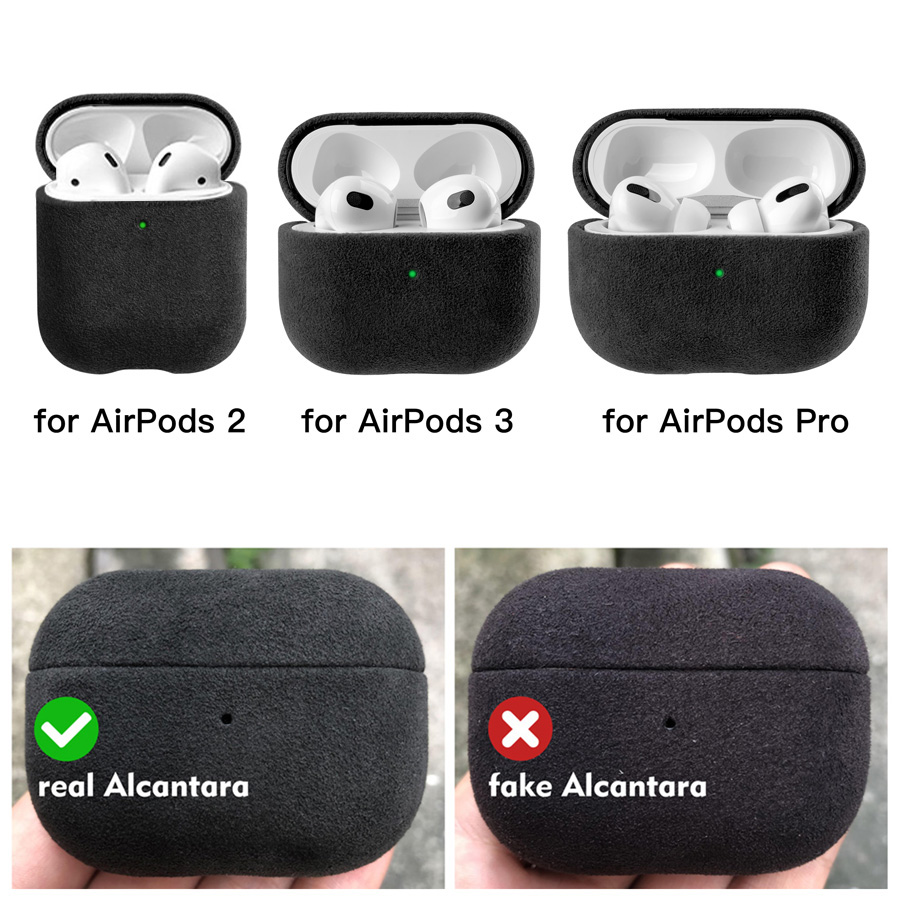 Casing ALCANTARA untuk AirPods - Bluetooth Headset On Ear ulasan dan harga