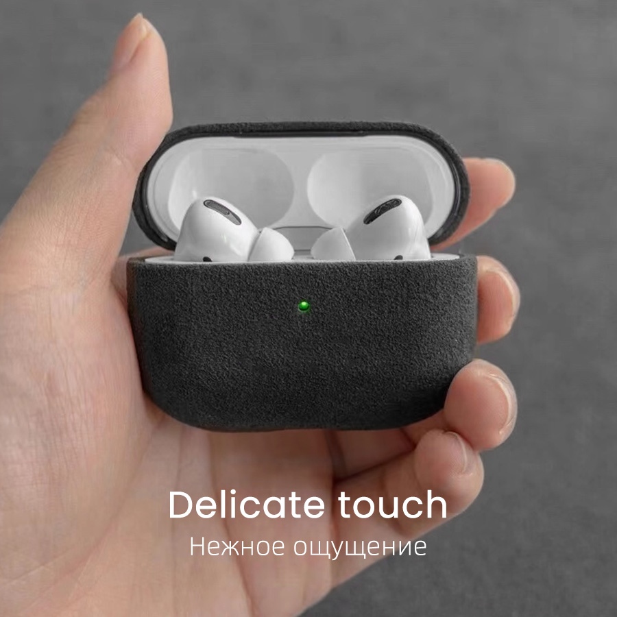 Casing ALCANTARA untuk AirPods - Bluetooth Headset On Ear ulasan dan harga