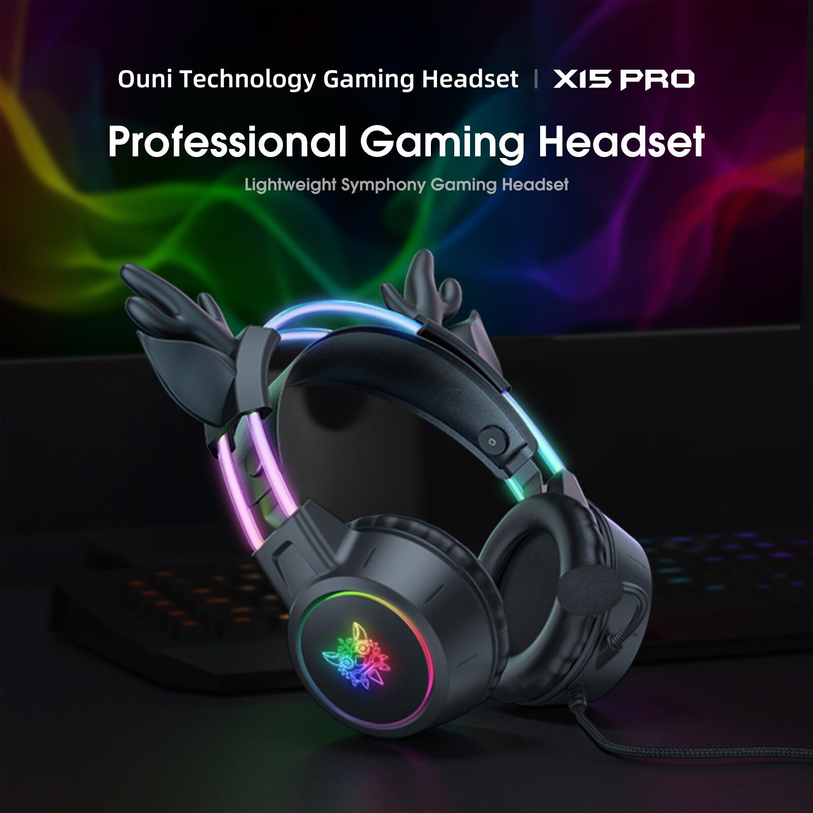 ONIKUMA Headset game dengan pe - Gaming Headset Rgb ulasan dan harga