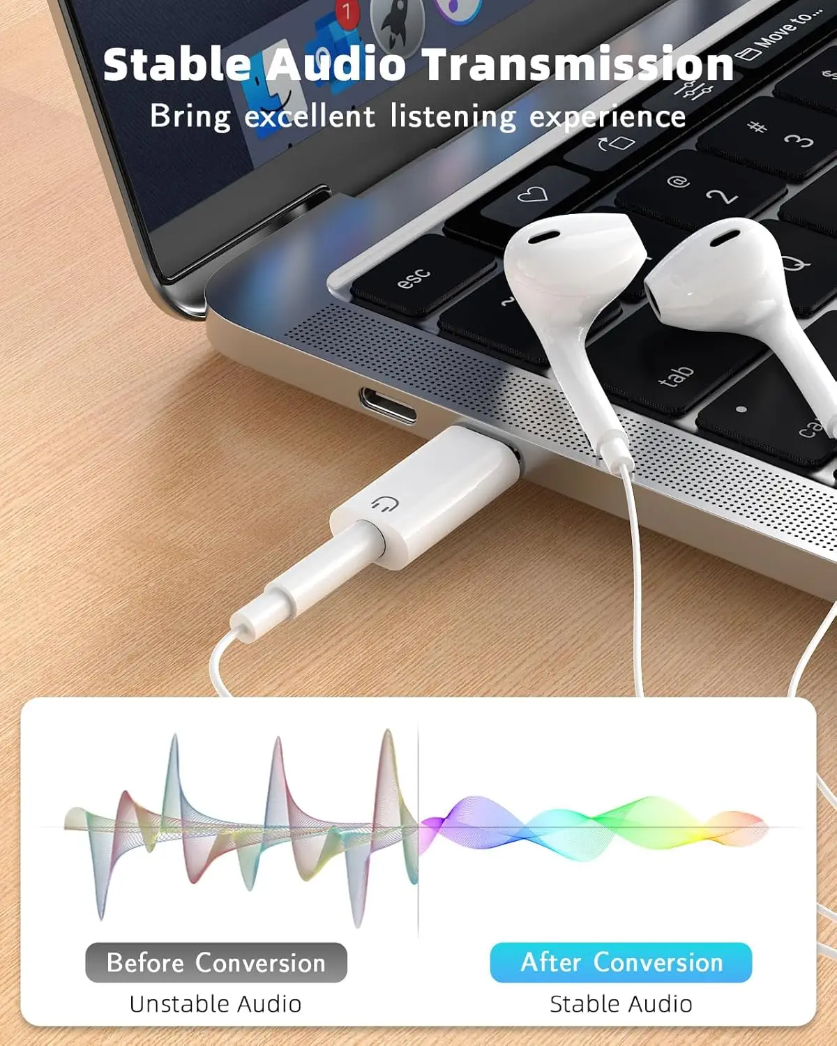 Adaptor Audio Converter Jack U - Usb C Earphone ulasan dan harga