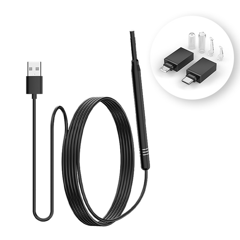 Kamera Endoskopi Pembersih Tel - Usb C Earphone ulasan dan harga