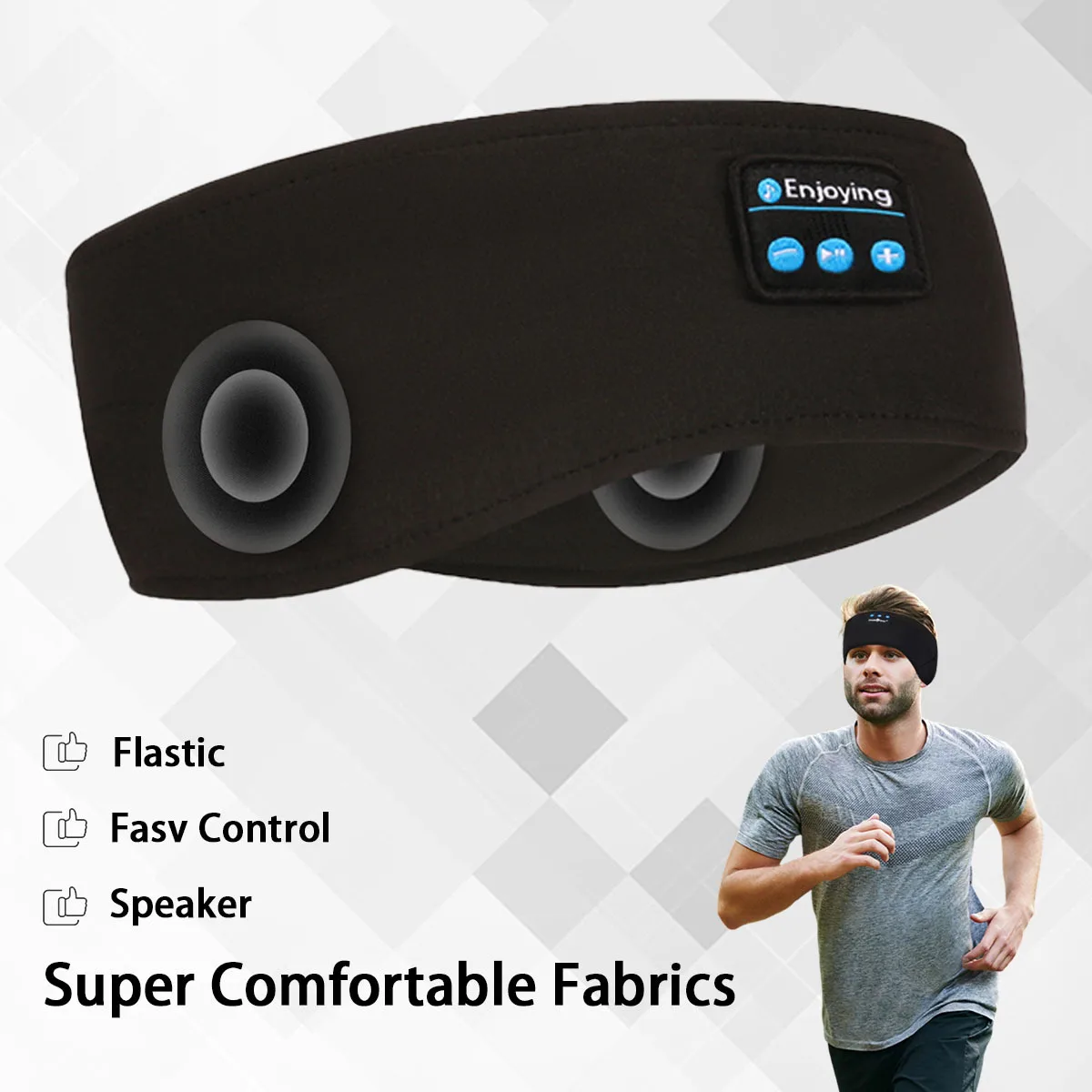Headband Tidur Samping Olahrag - Bluetooth Headset On Ear ulasan dan harga