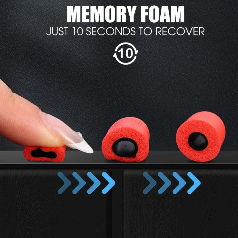 Ujung Telinga Busa Memori untu - Earphone Foam Tip ulasan dan harga