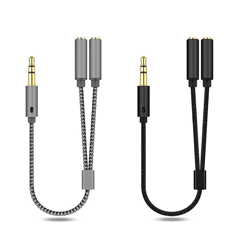 3.5mm pemisah Audio Y Jack 1 M - Audio Splitter Y ulasan dan harga