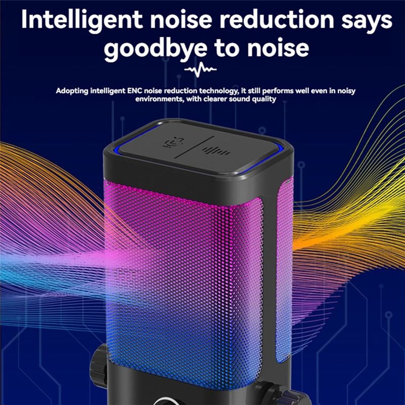 Mikrofon Gaming ABZZ-RGB USB-C - Gaming Headset Rgb ulasan dan harga